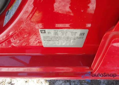 2015 Chevrolet Sonic Lt Auto from USA, damaged, VIN 1G1JC5SH1F4117186